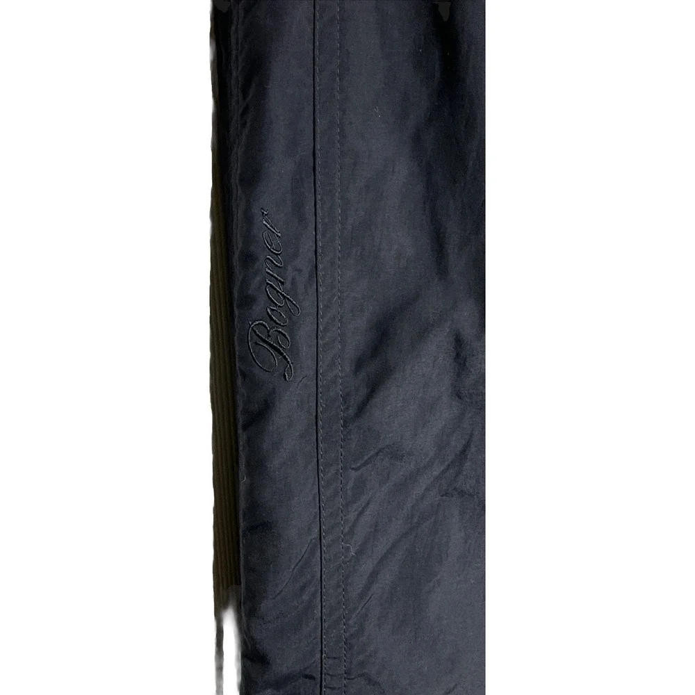 VINTAGE Bogner‎ Ski Pants Womens Size 12 Black  Snow Snowboarding Waterproof